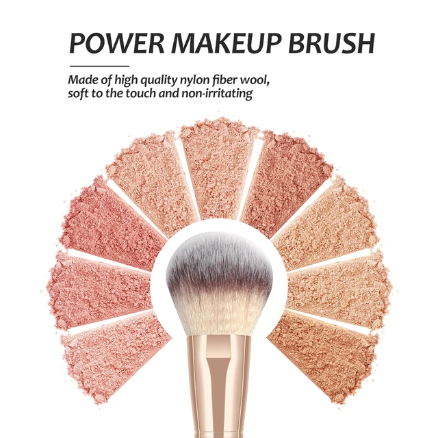 MAANGE 7pcs/set Makeup Brushes for Cosmetic Foundation Powder Concealer Blush Brush Blending Soft Bristles Beauty Tools 5