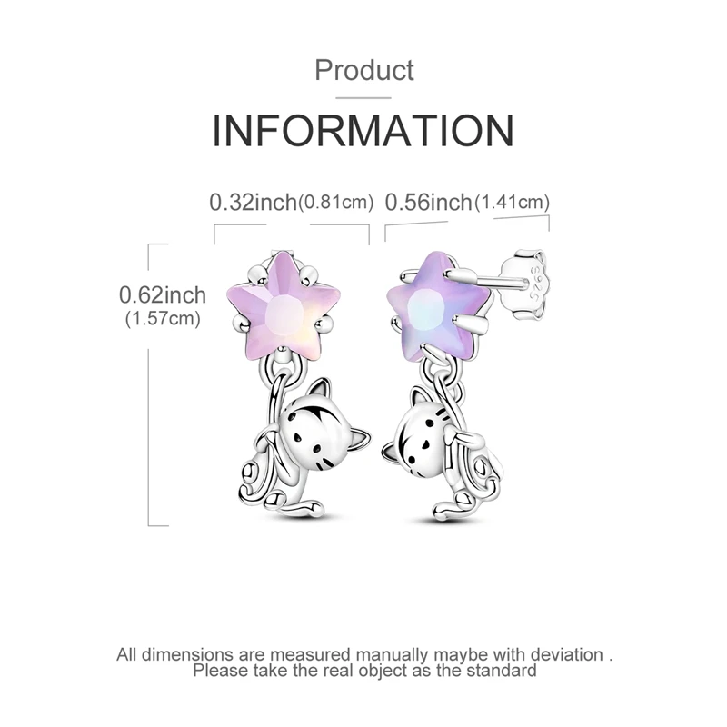 High Quality Luxury Sterling Silver Zircon Hoop Earrings For Women - PeticaDeals