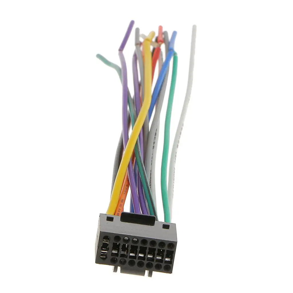 

Car 16Pin Connector Stereo Wire Harness Audio Plug Cable for Car