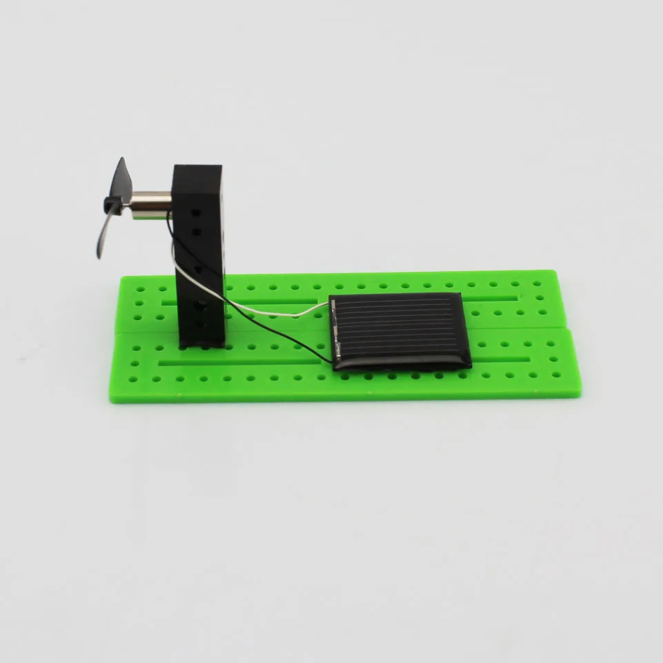 Simple Solar Energy Generation Toys Creative Science Physical Gizmo Assembled Toy Kids Fashion Puzzle Fan Toy 1pcs solar robot kit