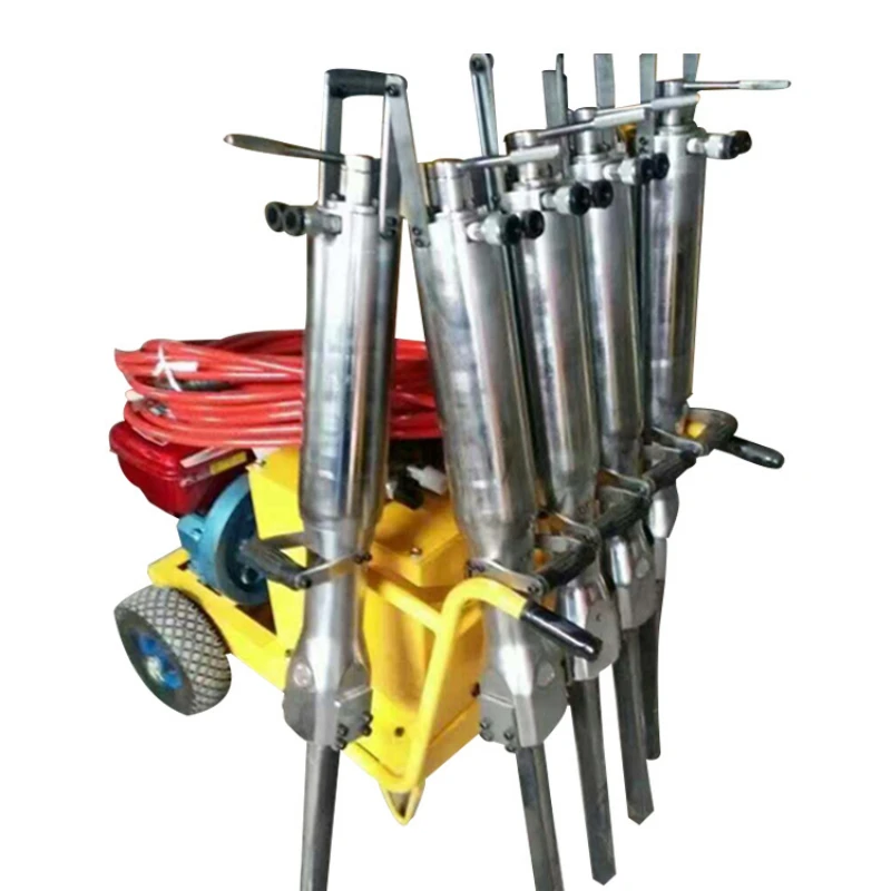 

Hydraulic Driven Split Rock Breaking Splitter Hardrock Excavation Cut Eqiupment Mine Quarry Stone Splitting Wedges Machines