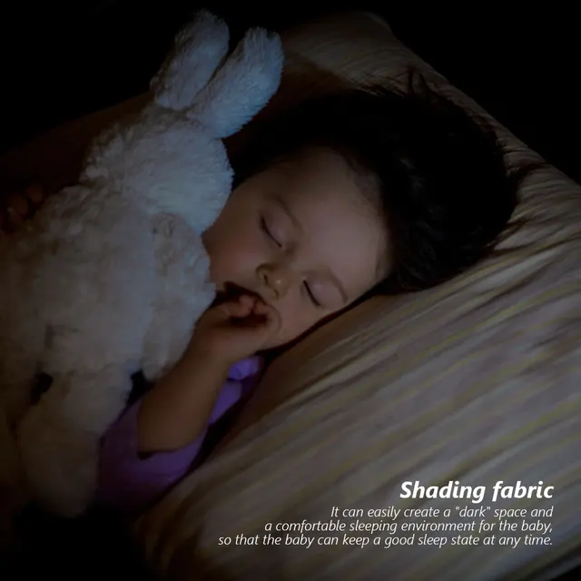아기의 안전하고 편안한 수면을 위한 휴대용 암막 침대 캐노피 커버