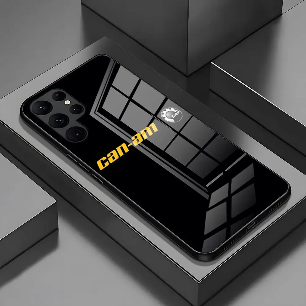 Can Am Team Glass Back Phone Case - Premium Protection Cover