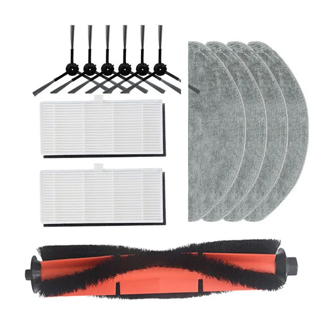 Sobresselentes do Aspirador do Robô Panos do Esfregão Bolsas de pó Escova Principal Escova Lateral Filtro Hepa para Lydesto r1 Novo Peças