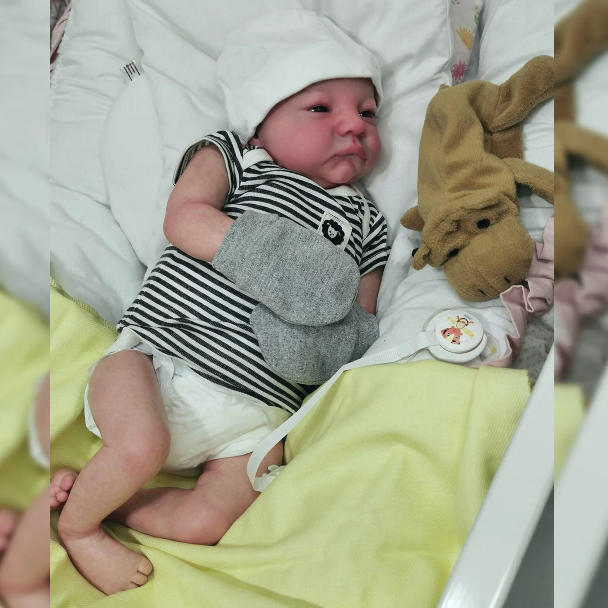 Muñeca Bebé Bebe Reborn NiÃ±a Ojos Abiertos Bebé Reborn Niña