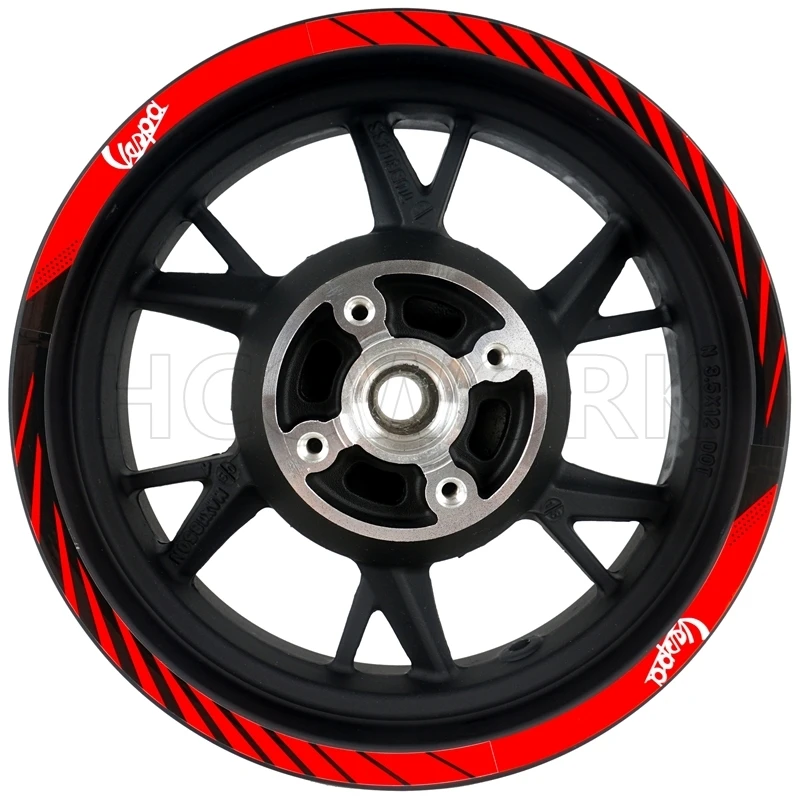 Motorcycle Accessories Wheel Hub Wheel Rim Sticker Reflective Stickers For Piaggio Vespa 150 Gts Gtv 300