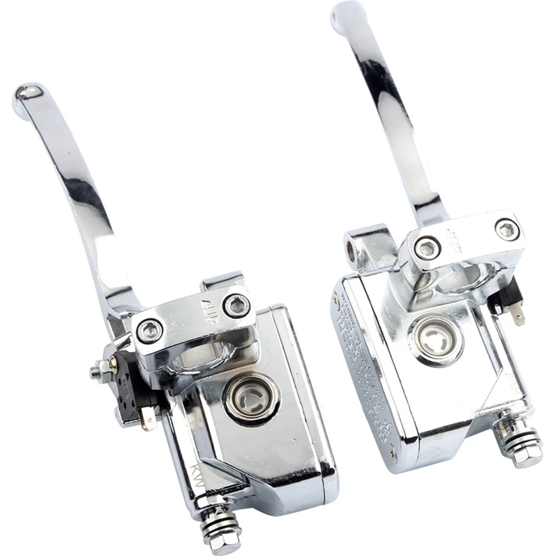 Paire De Leviers D'embrayage Et De Frein Pour Suzuki Boulevard / Intruder / VTX 1800 - Pour Guidon 1"