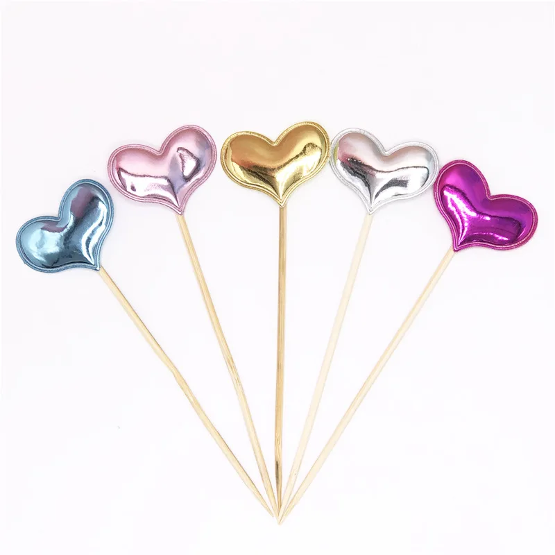Elegant Crown Star Cake Toppers - Set of 5, Gold & Silver for Celebrations and Weddings
