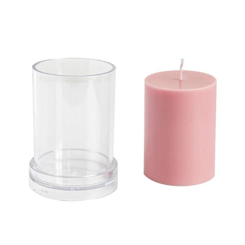 3D Cylindrical Candle Making Mold Kit - Acrylic Plastic Supplies