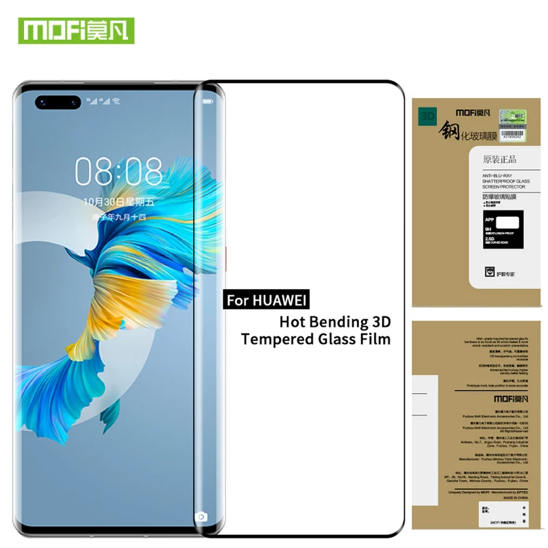 

9H MOFI Screen Protector Tempered Glass For Huawei Mate 30 Pro 30 Lite Protective Glass For Mate 40 Pro 40 Lite Mate 50 Mate X3