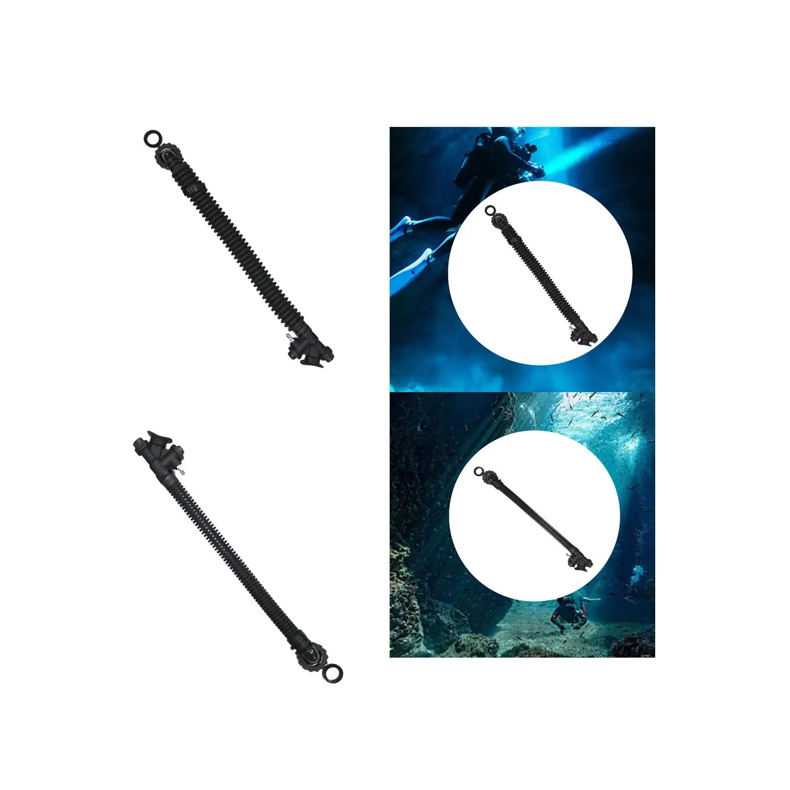 Scuba Diving BCD Pipe Rubber K Valve Elbow Summer Diving BCD Airway Inflation Deflation Scuba Diving Corrugated Inflator Hose Scuba Diving BCD Pipe Rubber K Valve Elbow Summer Diving BCD Airway Inflation Deflation Scuba Diving Corrugated Inflator Hose