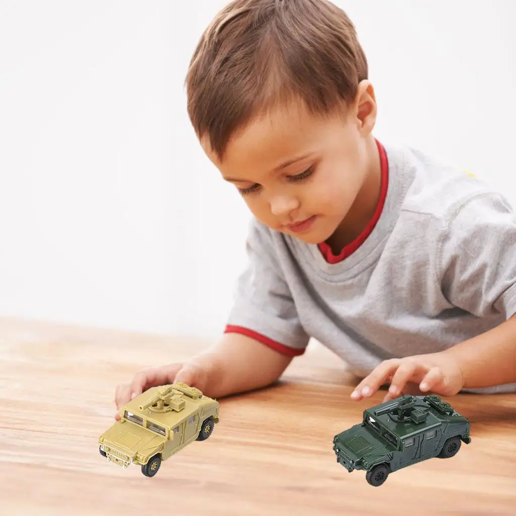 플라스틱 조립 미국 Hmmwv 키트, 모델 취미 빌딩 플레이 세트, 1:72, 2 개