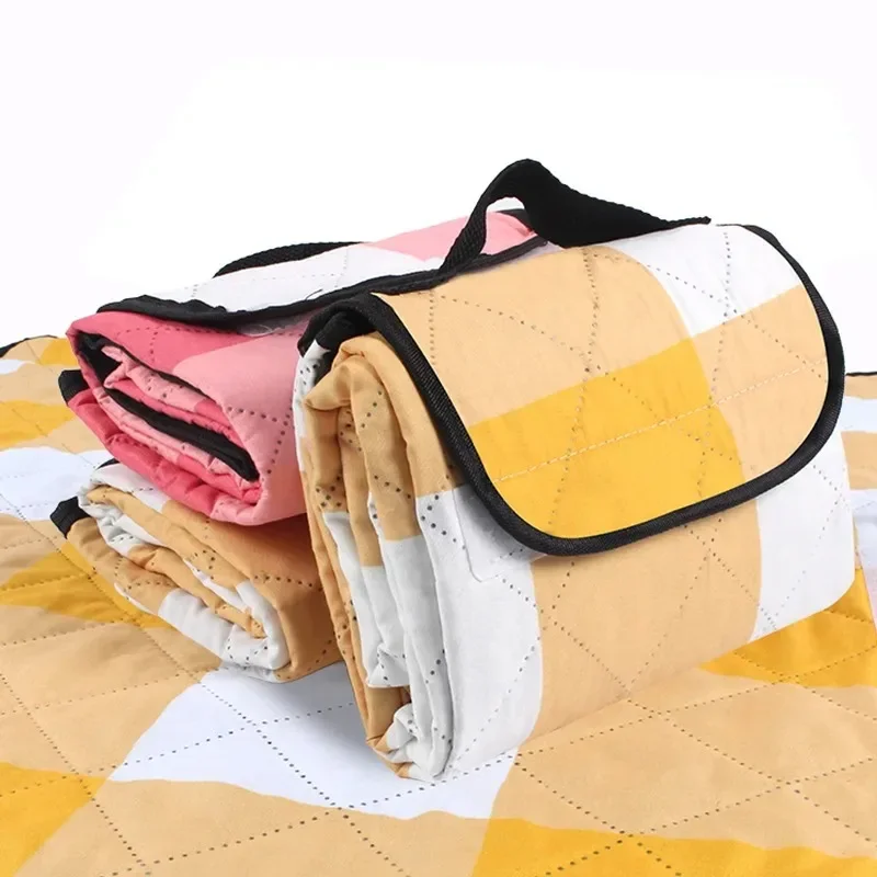 Picnic Mat Thickened Waterproof Beach Blanket Camping Tent Grassland Mat Outdoor Camping Floor Mat Sleeping Pad 5