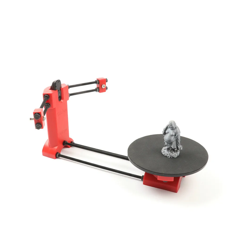 Assembled 3d Scanner, New Red Injection Molding,Reprap 3d Open Source Portable 3d Scanner For 3d Printer Mobile Accessories