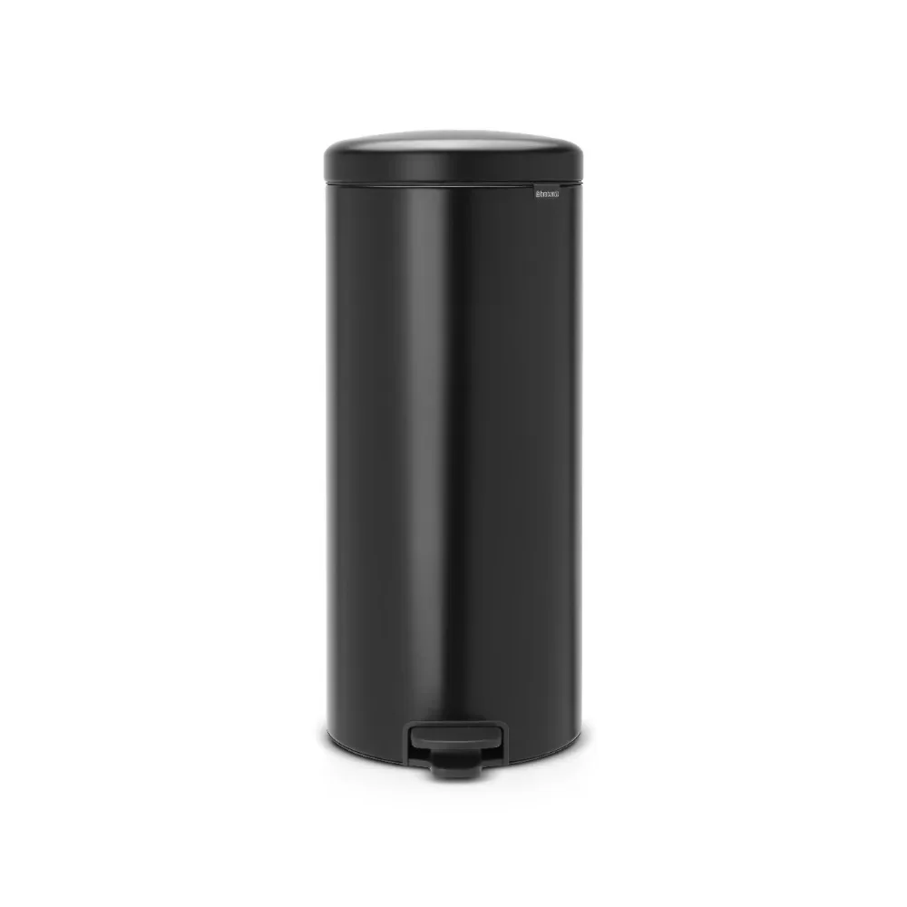 

Bucket Garbage Can 8 Gal / 30L Matte Black Trash Cans for Bathroom Bin Kitchen Wastebin Dustbin Home Supplies Litter Bins Room