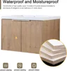 72" Bathroom Vanity with Sink, Double Sink Wall Mounted Vanity Combo, Modern  Bathroom Vanity Set with 4 Doors 6
