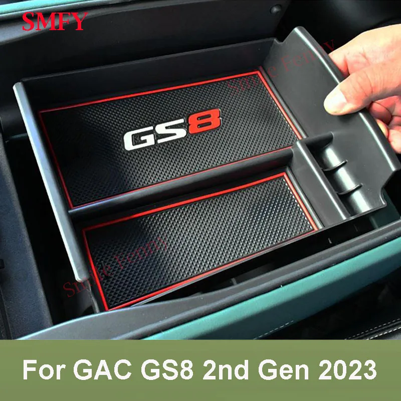 

Аксессуары для интерьера Trumpchi GAC GS8 2nd Gen 2023, контейнер для хранения центральной консоли