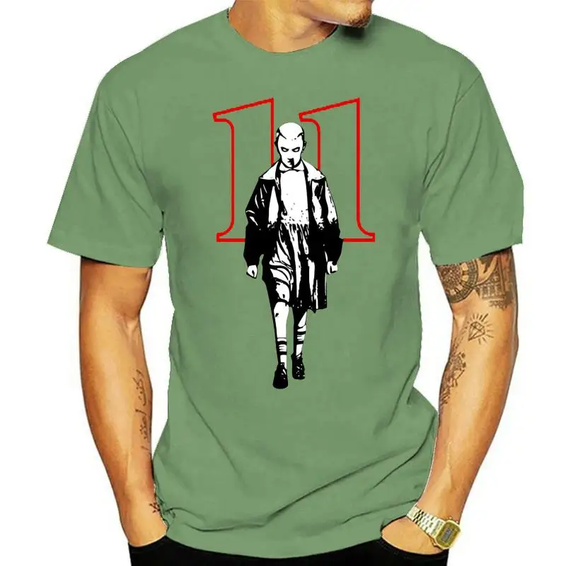 thumbnail image 1 of Camiseta blanca de cosplay de Stranger Style Pop Culture Things Eleven, talla M-3XL, 1 of 4