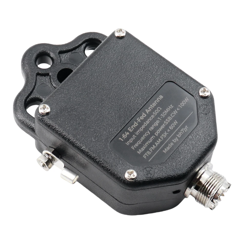 1:64 Balun End Fed Antenna 4-Band 8-Band Half-Wave Radio Antenna 1MHz To 30MHz 100W Outdoor Power High-Quality Power Tool Parts