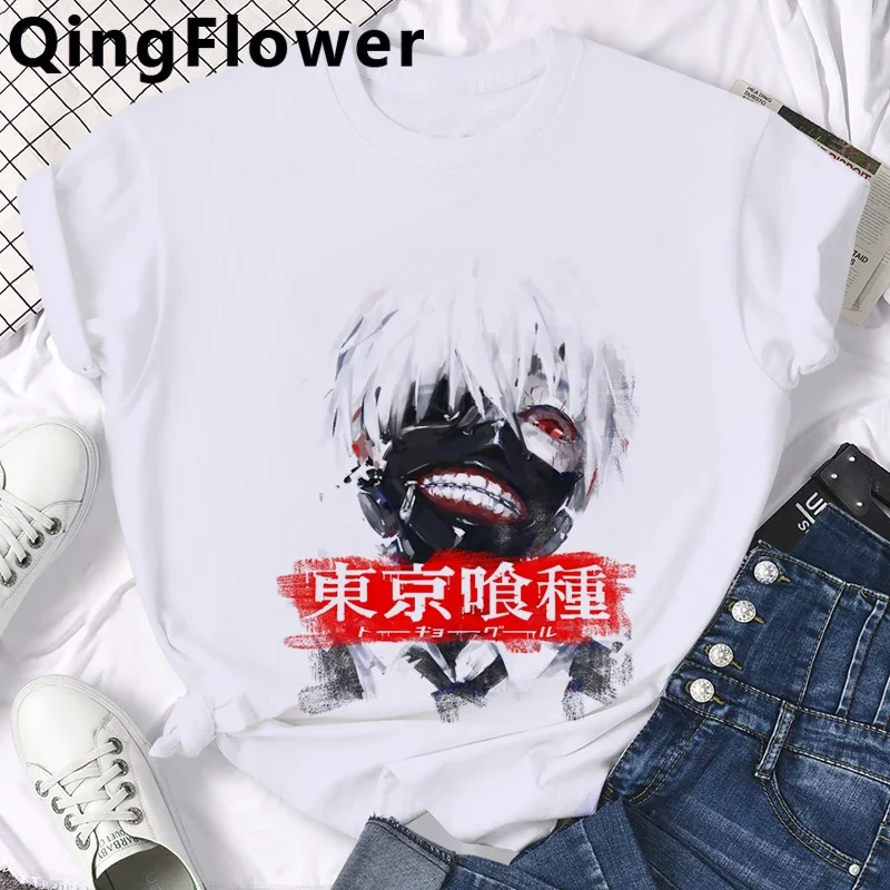 Camiseta De Anime Japonés Kaneki Ken Tokyo Ghoul Para Hombre