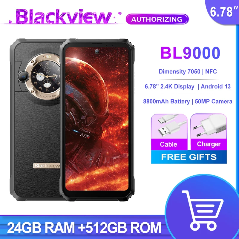 Blackview Bl9000 5G Muslimatexlimb 6,78 C. C. C. C.