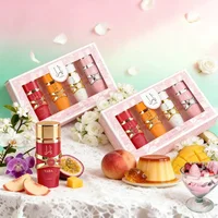 Coffret cadeau de parfum pour femme 4×25ml, eau de parfum longue durée, collection florale, fruitée et gourmande avec des notes de vanille, musc, ambre et jasmin 1