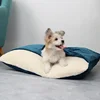 Washable Winter Pet Bed Warm Dogs Kennel Removable Bite resistant Puppy Sofa Cushion Plush Cat Mat for Large Pet Sleeping Bag 2