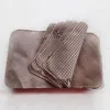 10Pcs Non-slip Microfiber Eyeglasses Cloth Small Size Gray Brown Color Sunglasses Wipes for Cleaning Lens Camera Wristwatch 4