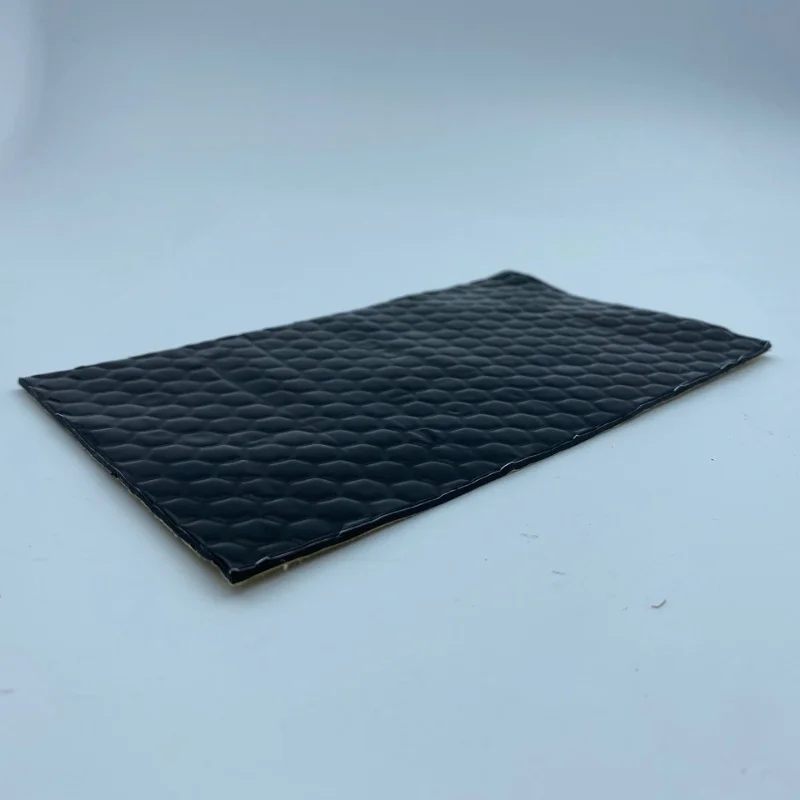 Butyl Rubber Shock-absorbing and Soundproofing Board Self-adhesive Damping Board Thermal Insulation and Noise Reduction 10PCS soundproofing board