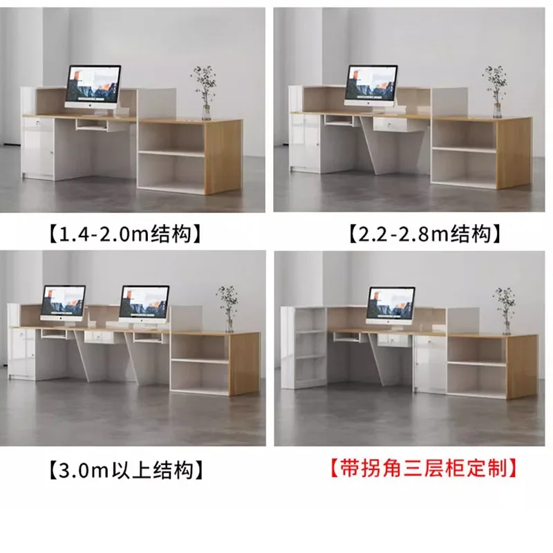 Beauty Salon Desk Reception Bar Counter Property Institutions Desk Reception Service Counter Empfangstheke Furniture