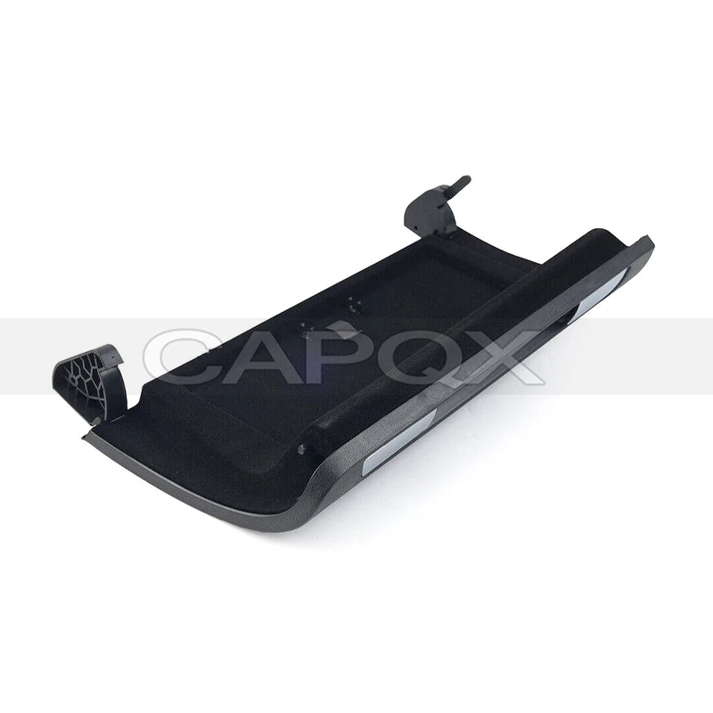 CAPQX 블랙 스토리지 박스 커버 아우디 A3 S3 8P 2004-2012 글러브 컴파트먼트 도어 커버 글러브 박스 커버