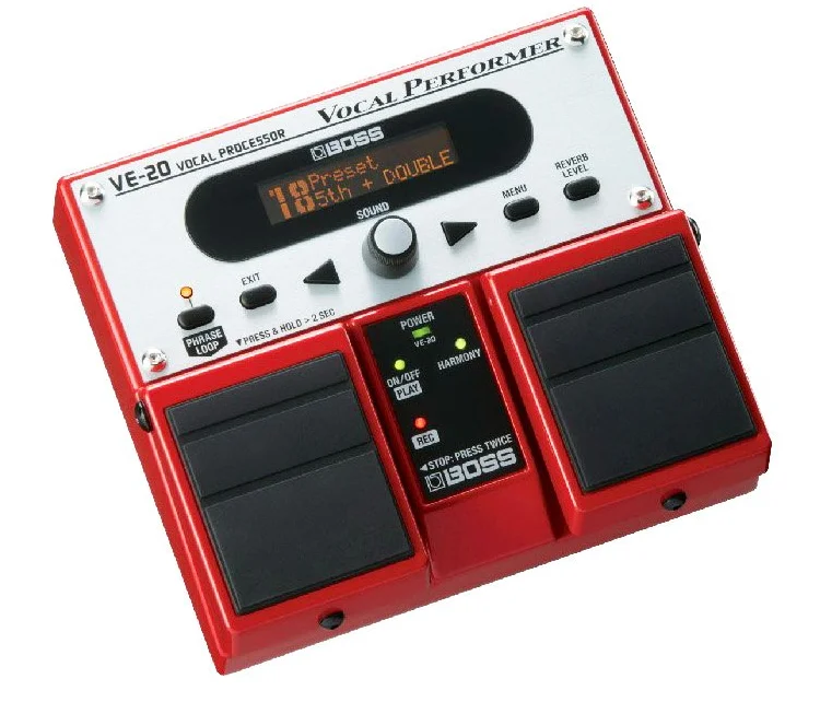 BOSS VE-1 VE-2 VE-5 VE-8 VE-20 롤랜드 어쿠스틱 기타 연주, 노래 및 보컬 효과