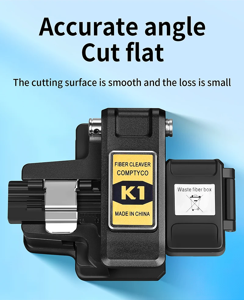 High Precision K1 Fiber Cleaver FTTH Cable Fiber Optic Cutting Knife Tools Three