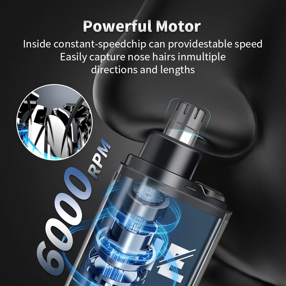 Hair Trimmer Electric Nose Ear Hair Trimmer for Men or Women Mini Portable USB