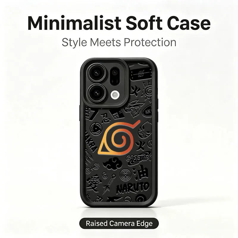 Anime Naruto Logo Shockproof Phone Case