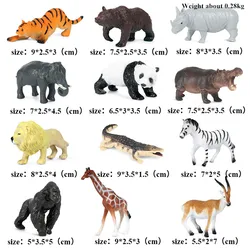 Montessori Miniature Animal Set - Educational Zoo Action Figures Toy Gift (12pcs)