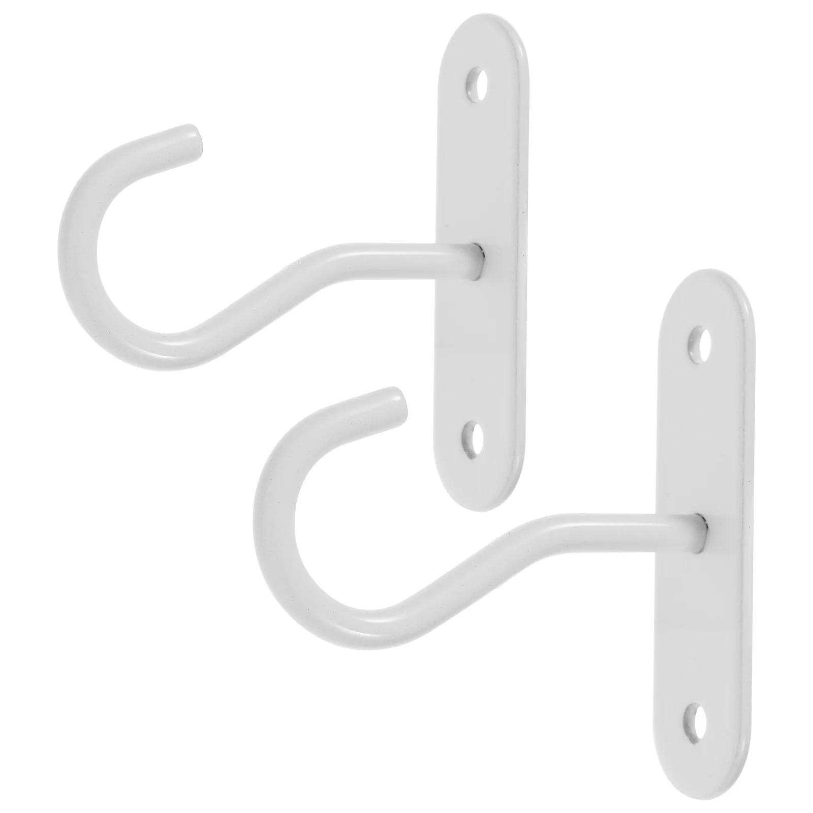 Ganchos De Teto De Metal Para Plantas Penduradas, Cabides De Plantador De Parede, 2 Conjuntos