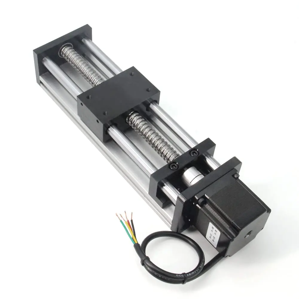 150mm Travel Fully Enclosed Linear Actuator Stage With NEMA23 Stepper Motor & SFU1605 Ballscrew - For CNC X Y Z Axis