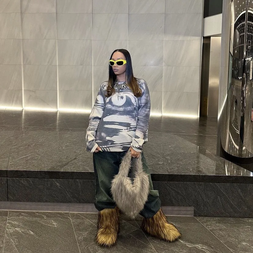 Nuevos bolsos de hombro con forma de corazón de moda para mujer, bolso cruzado de piel sintética de oveja, gran capacidad, bonitos bolsos Y2k Kawaii para chicas.