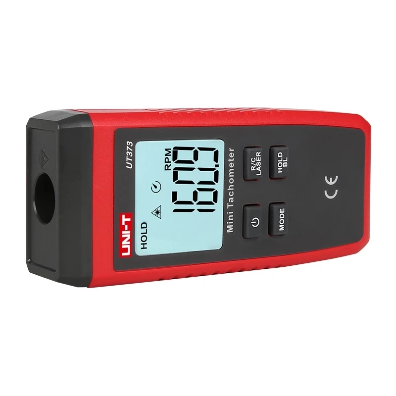 UNI-T UT373 미니 디지털 레이저 타코미터 비접촉 타코미터 RPM 범위 10-99999RPM 타코미터 주행 거리계 백라이트