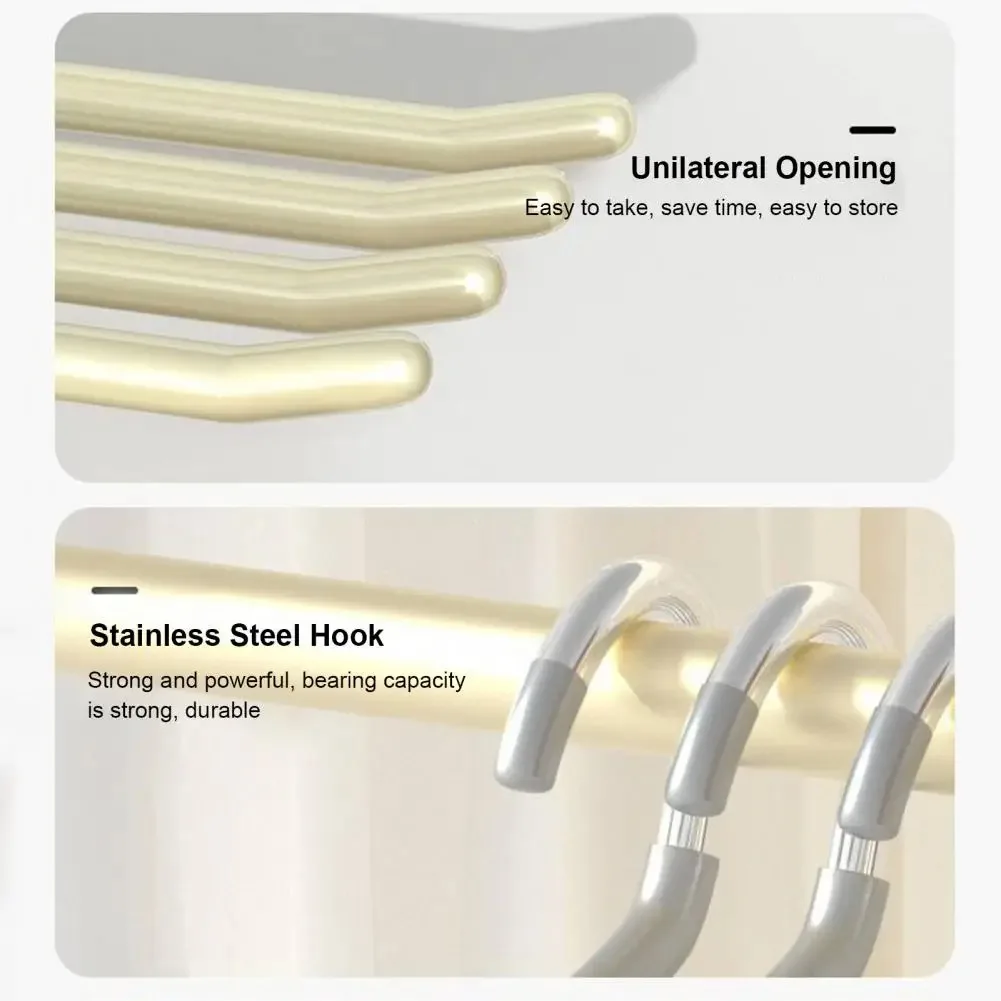 5/15PCS Z-Shape Non-Slip Trouser Rack Goose Type Dip Plastic Pants Rack Wardrobe Towel Scarf Storage Hangers Gym Pants Storage 4