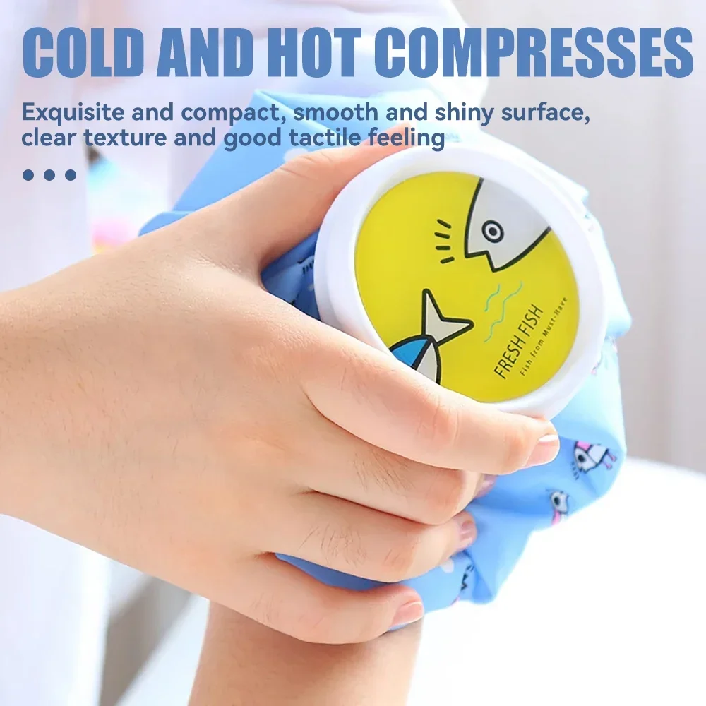 Ice Pack Cartoon Fabrics Cold Compresses Hot Compresses Ice Packs Physical Cooling Physiotherapy Bags Folded Water-filled Ice Packs