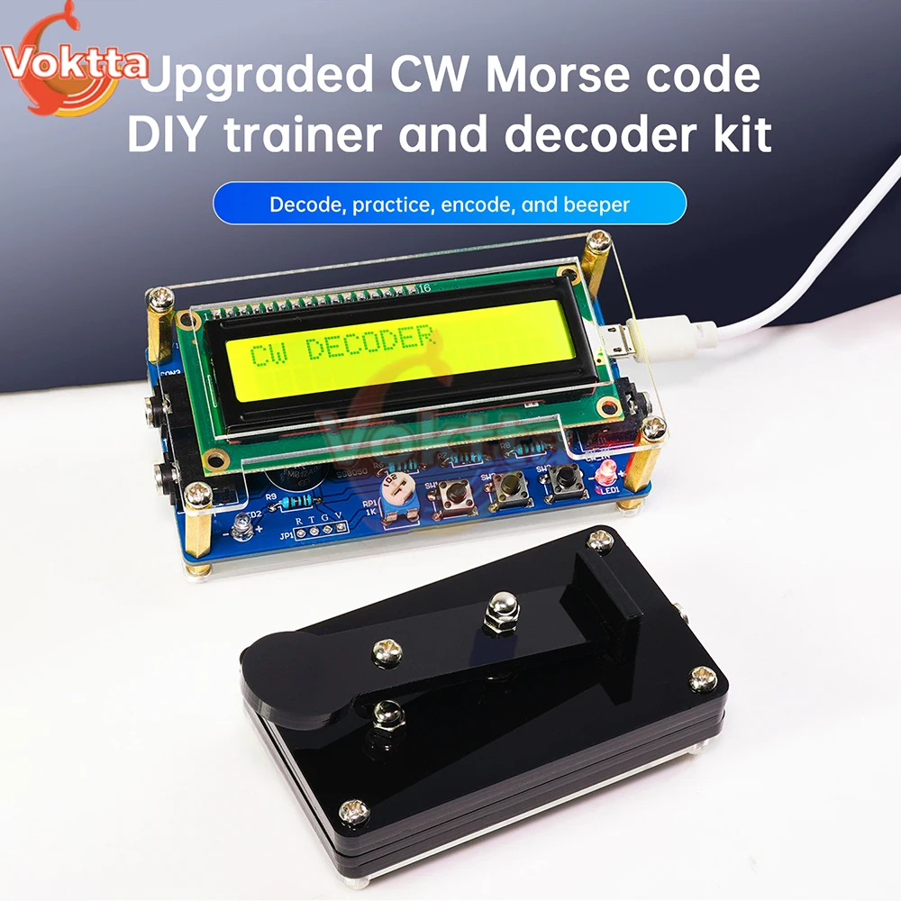 Beginner DIY Morse Code Decoder Kit - Circuit Board Assembly for Electronic Enthusiasts