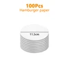 100pcs Burger Papers