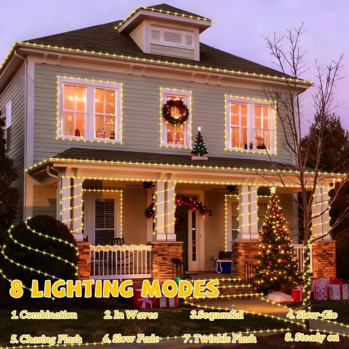 Solar LED Tube String Light 3