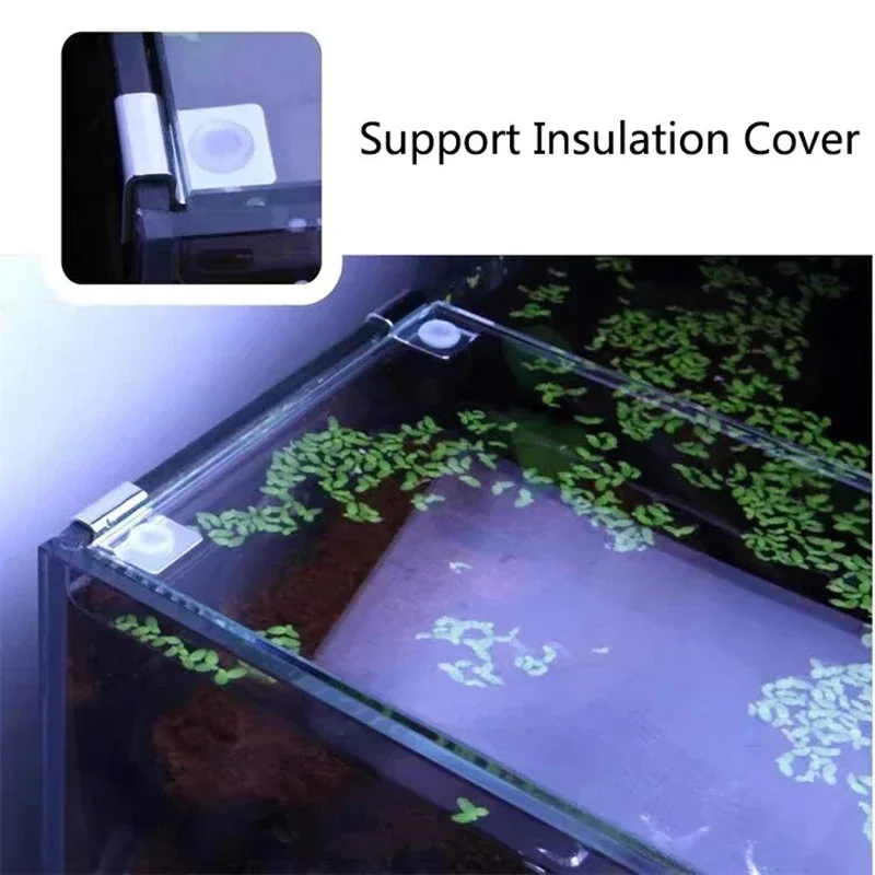 Stainless Steel 5/6/8/10/12/15mm Aquarium Fish Tank Clips Glass Cover Support Holders Accessories for Aquarium Filter Lamp Stand