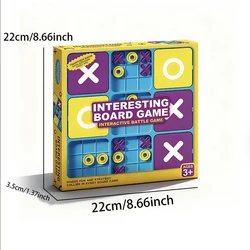 Interactive Tic - Tac - Toe Board Game - Enhances Logical Thinking (PURPLE)