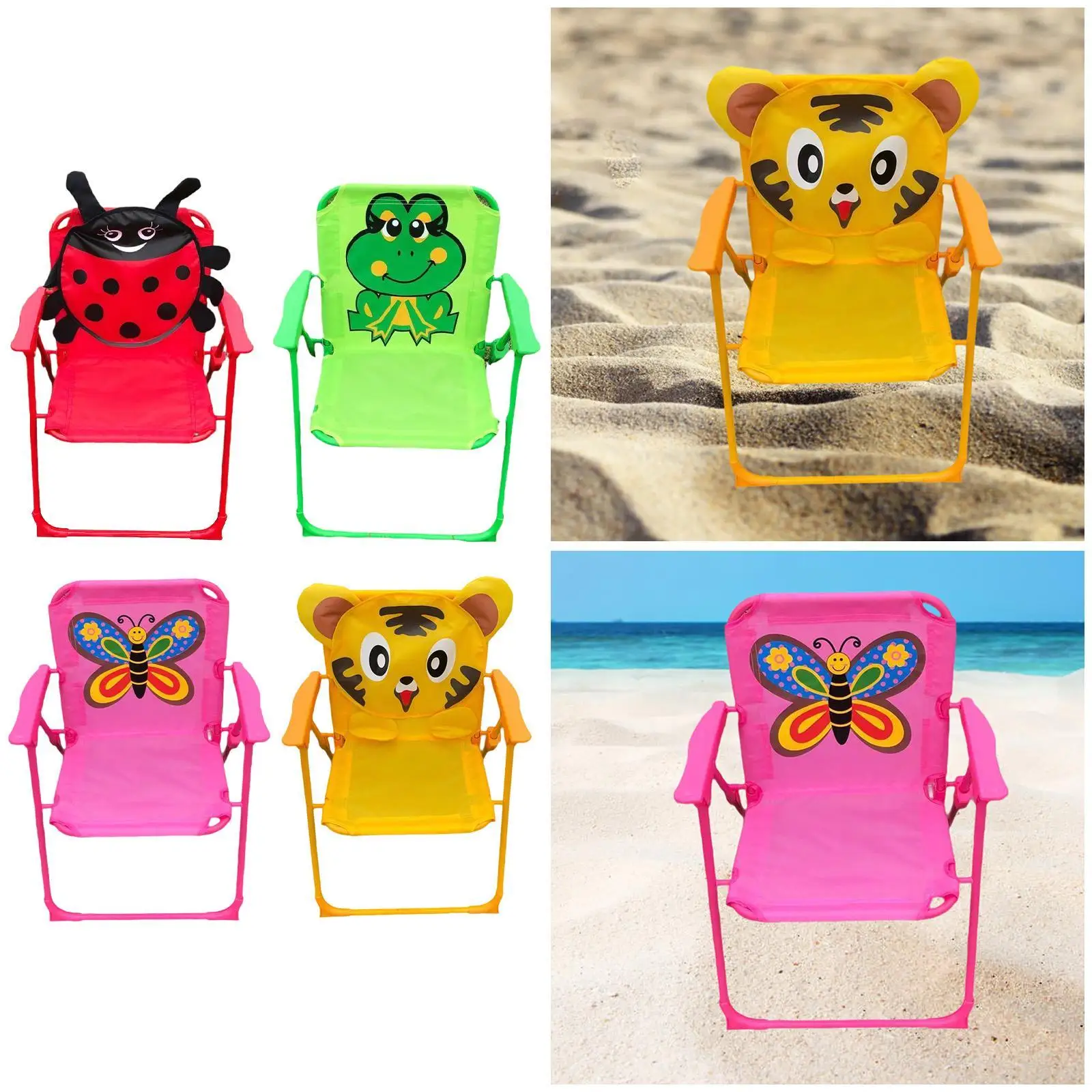 Kids Camping Folding Chair Heavy Duty Beach Chair for Barbecue Fishing Beach Kids Camping Folding Chair Heavy Duty Beach Chair for Barbecue Fishing Beach