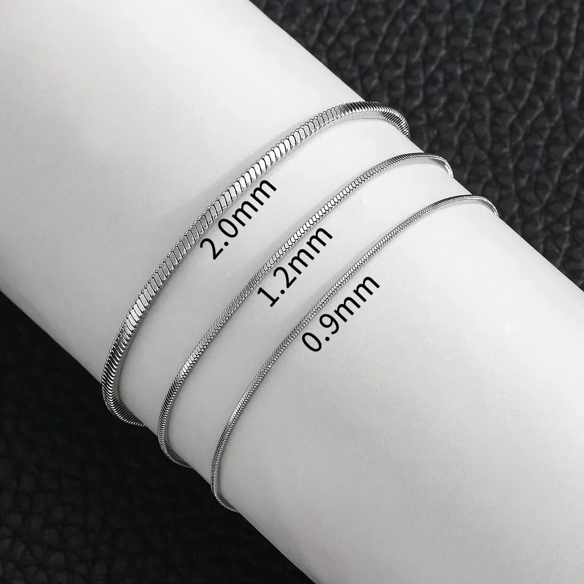 Box Chain Bracelet Men Stainless Steel Gold Silver Color Square Pendant Jewelry Accessories