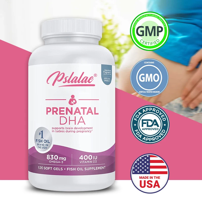 

Pre-DHA Supplement Original Flavor Supports Vitamin D Adequacy and Emotional Wellness in Pregnant Women 120 Capsules Non-GMO